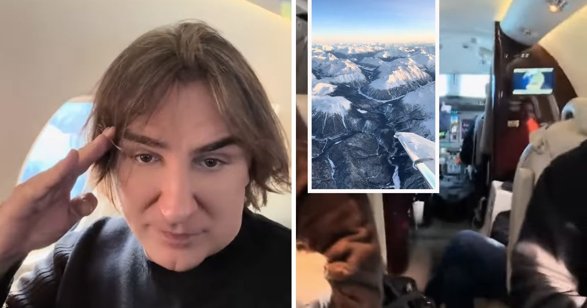 Željko Mitrović shared a video from the plane: Here's who is accompanying his family on the trip instead of Lucy