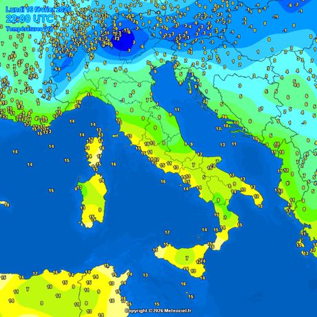 Trenutne temperature vazduha