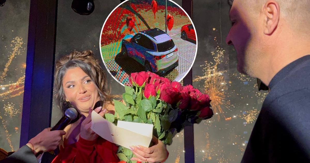 Nadica Ademov received a Mercedes AMG from her husband: He handed her the keys in front of everyone, a "beast" worth €125,000 awaits her in the parking lot