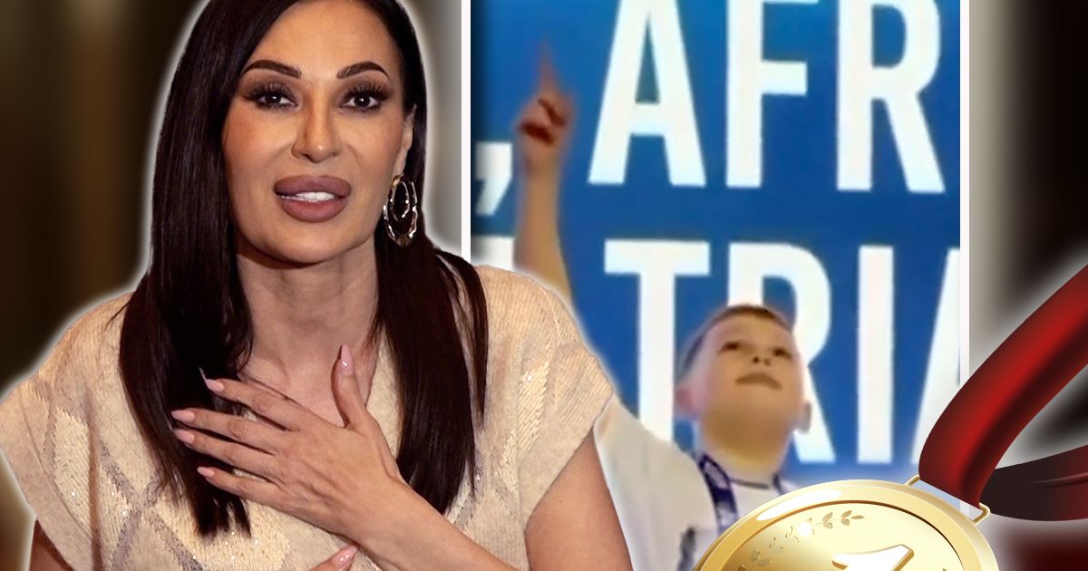 Little Champion, That Strength.. Ceca Publicly Addressed Little Bogdan Who Dedicated His Gold Medal to His Late Mother