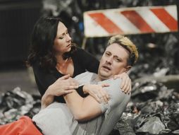 Predstava "Kralj Ibi", proba