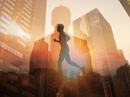 muškarac, balans, moderan muškarac