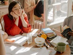 prijatelji, žena, devojka, druženje