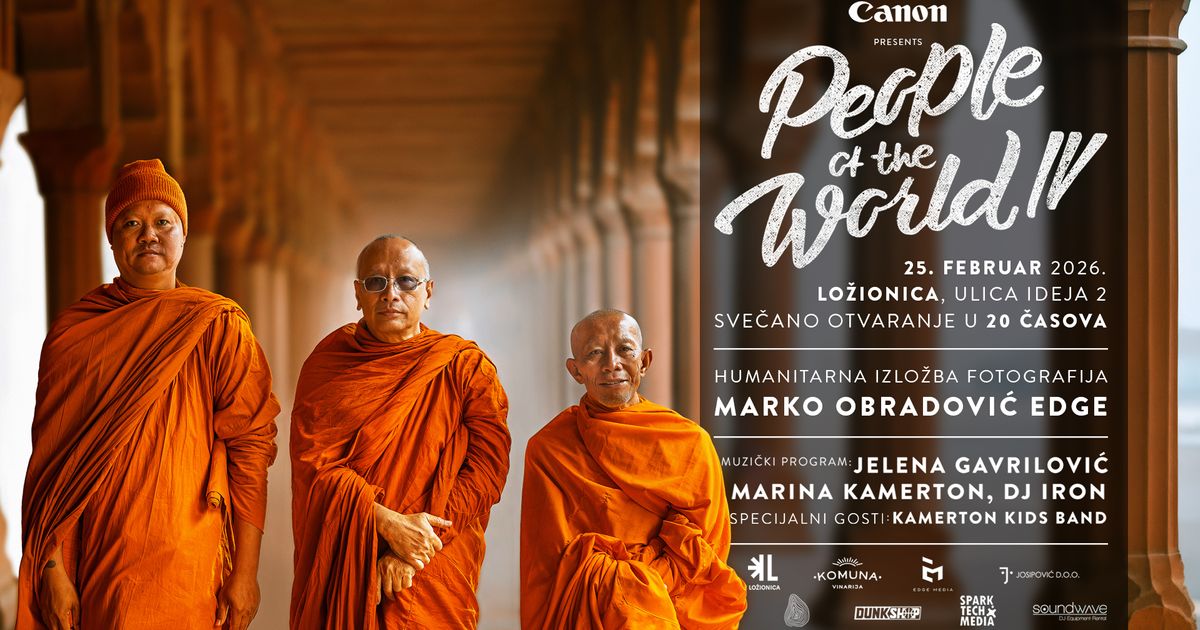 The Night When Photography Means More: "People of the World" by Marko Edge on February 25th at "Ložionica"
