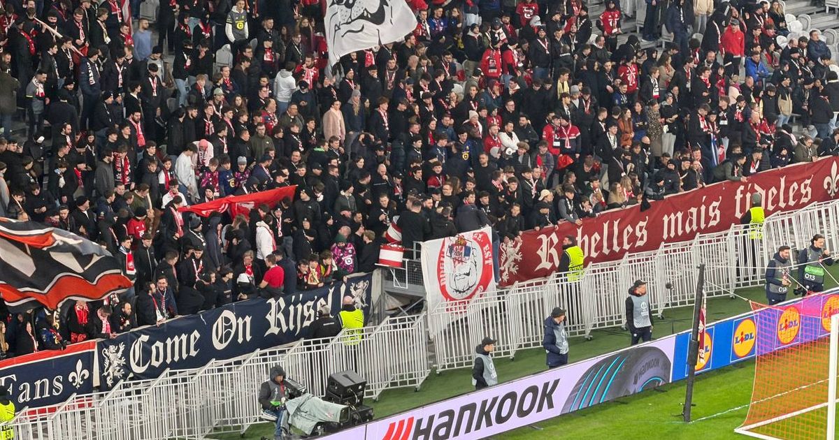 Lille Fans' Leader Delights Delije: 'No Surrender' Flag Hung Prominently