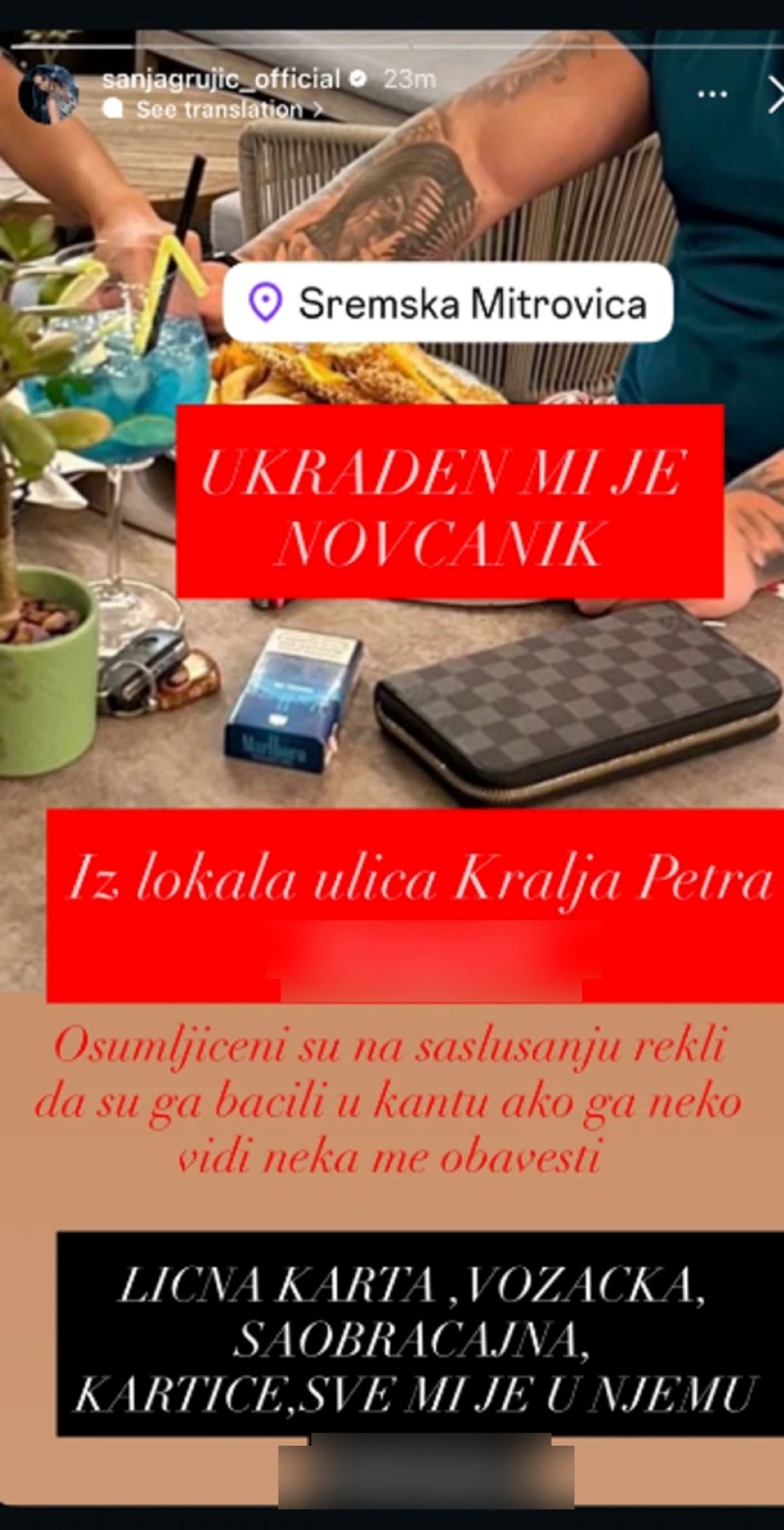 Opljačkana bivša zadrugarka! Iz salona joj odneli stvari, ona se odmah oglasila: "Ako ga nađu, molim vas..."