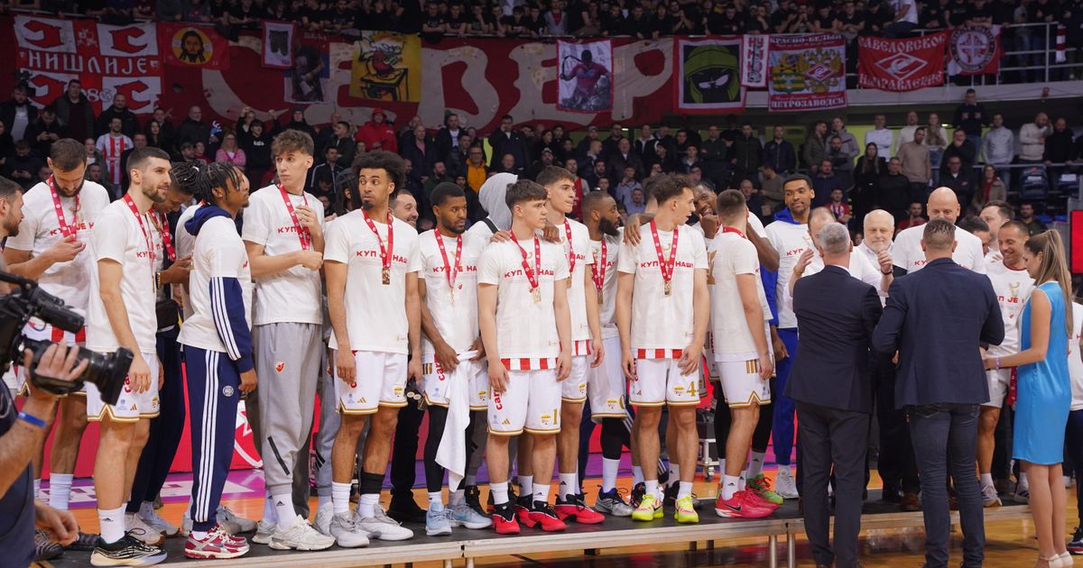 Zvezda won its 15th Cup trophy thanks to an unreal Dobrić and Nvora, Mega was powerless in Niš