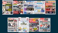 NASLOVNE STRANE SUTRAŠNJIH NOVINA: Prelistavanje štampe za utorak, 24. februar 2026. godine