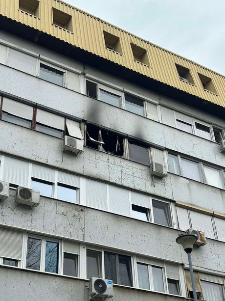 Voždovac, požar u stanu