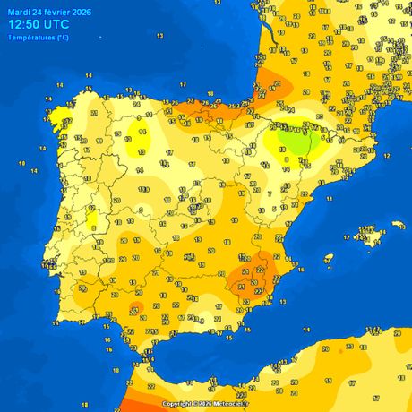 Trenutne temperature vazduha