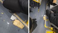 Svinjac u autobusu 94: Neko se nakrkao, pa pobacao otpatke kao da je na deponiji