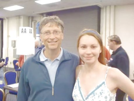 Mila Antonova, Bill Gates