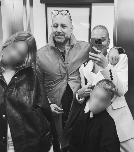 Kristina Bekvalac sa porodicom