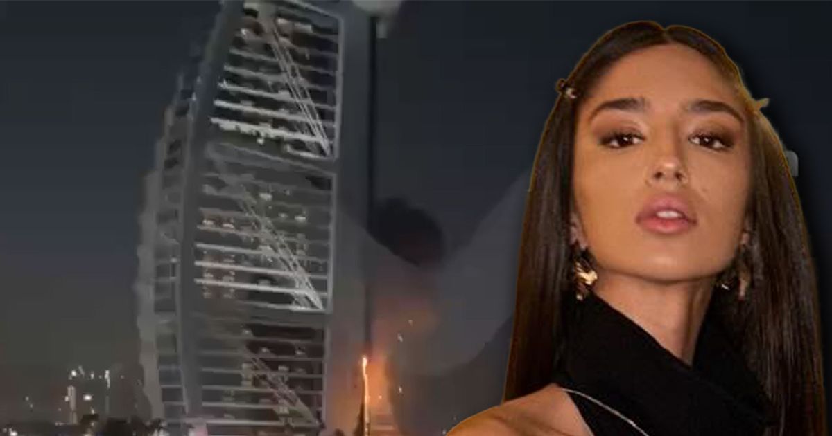 TERRIBLE! See how close Gina Dzinovic was to the famous Burj Al Arab hit by a missile