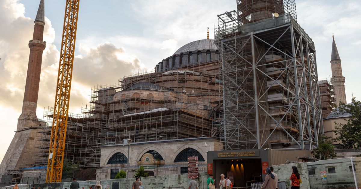 1,600-Year-Old Underground Tunnels Discovered Under Hagia Sophia During Restoration