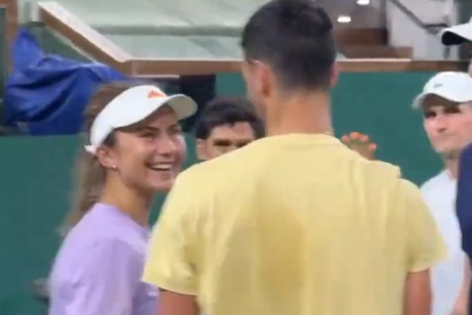 Iva Jović i Novak Đoković