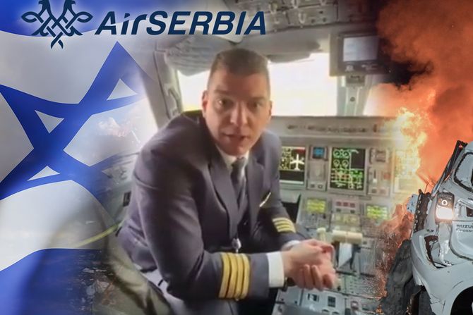 Pilot Er Srbija Izrael Tel Aviv evakuacija