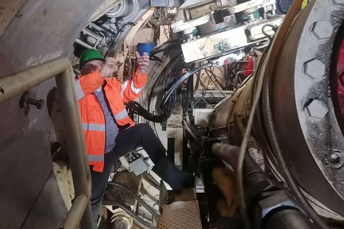 Radovi na izgradnji kolektora