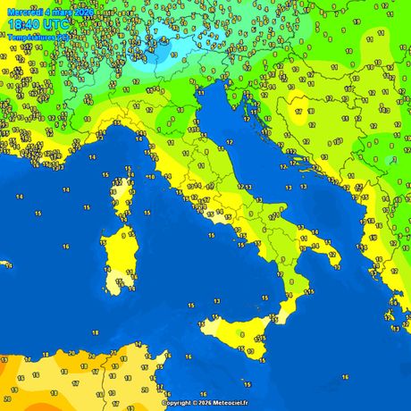 Trenutne temperature vazduha