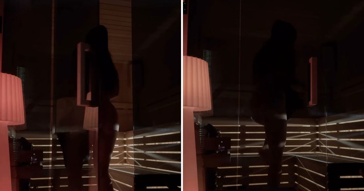 Teodora Džehverović posted a hot night video from the sauna, and few could even see she was wearing anything