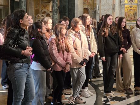 Poseta učenika Hramu svetog Save