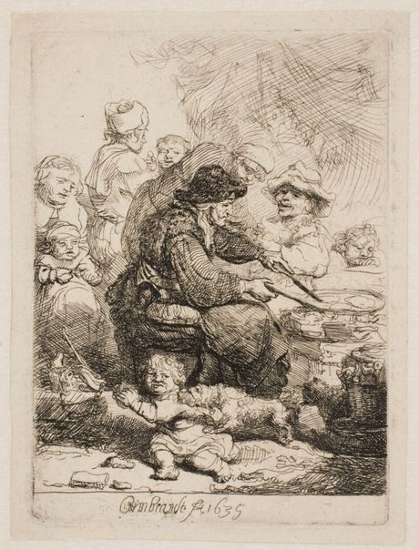 Rembrandt van Rijn The Pancake Woman