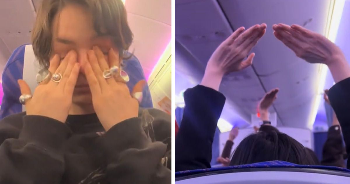 Girl Woke Up After a 9.5-Hour Flight, Shocked by the Cabin Scene: "What Are People Doing?!"