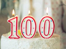 100 rođendan torta svećice