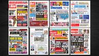 NASLOVNE STRANE SUTRAŠNJIH NOVINA: Prelistavanje štampe za subotu, 7. mart 2026. godine