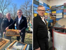 Dragan Glamočić obišao gazdinstvo Todorović, pčele