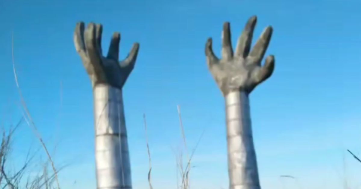 This sculpture near Fruška Gora has a strong symbolism: You won't believe what it's made of, it's breathtaking