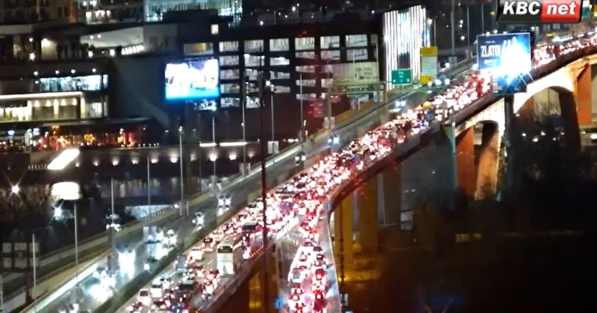 Chain collision on Gazela: Traffic to New Belgrade STOPS, complete collapse