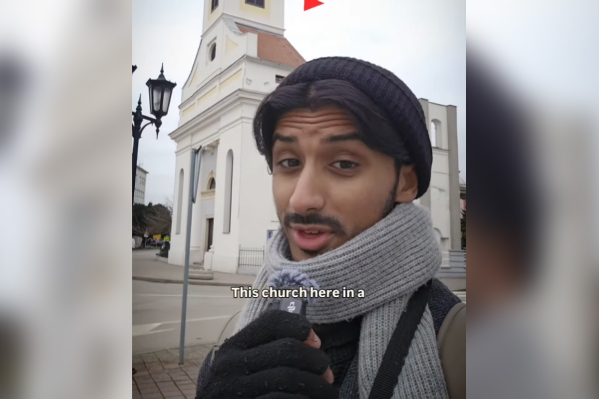Mladi musliman klanjao ispred crkve u Hrvatskoj: Haris snimkom digao buru, tvrdi da je otkrio staru džamiju