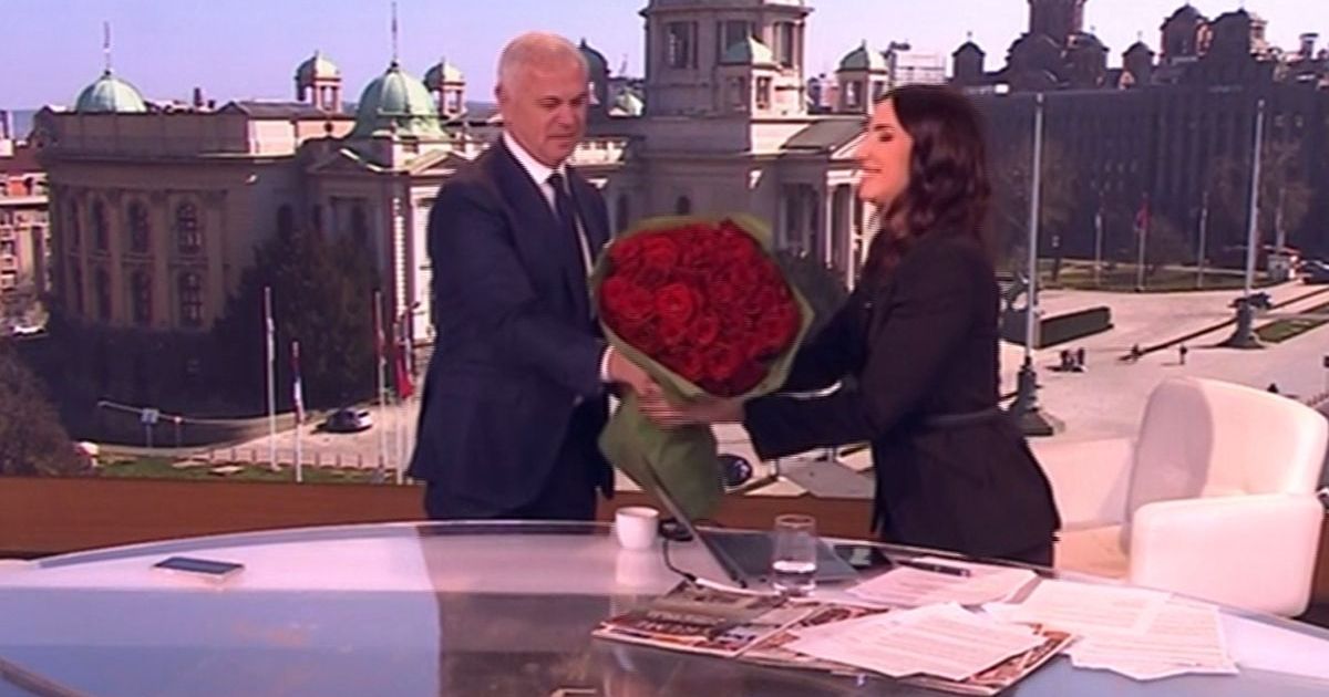 Zvezdan Terzić's gentlemanly gesture towards the host, see what he did for March 8th