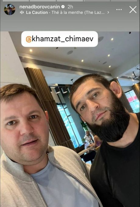 Nenad Borovčanin, Hamzat Čimajev