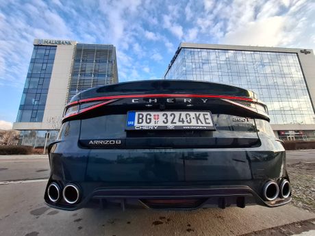 Chery, Chery Arrizo, Chery Arrizo 8, test Chery Arrizo 8