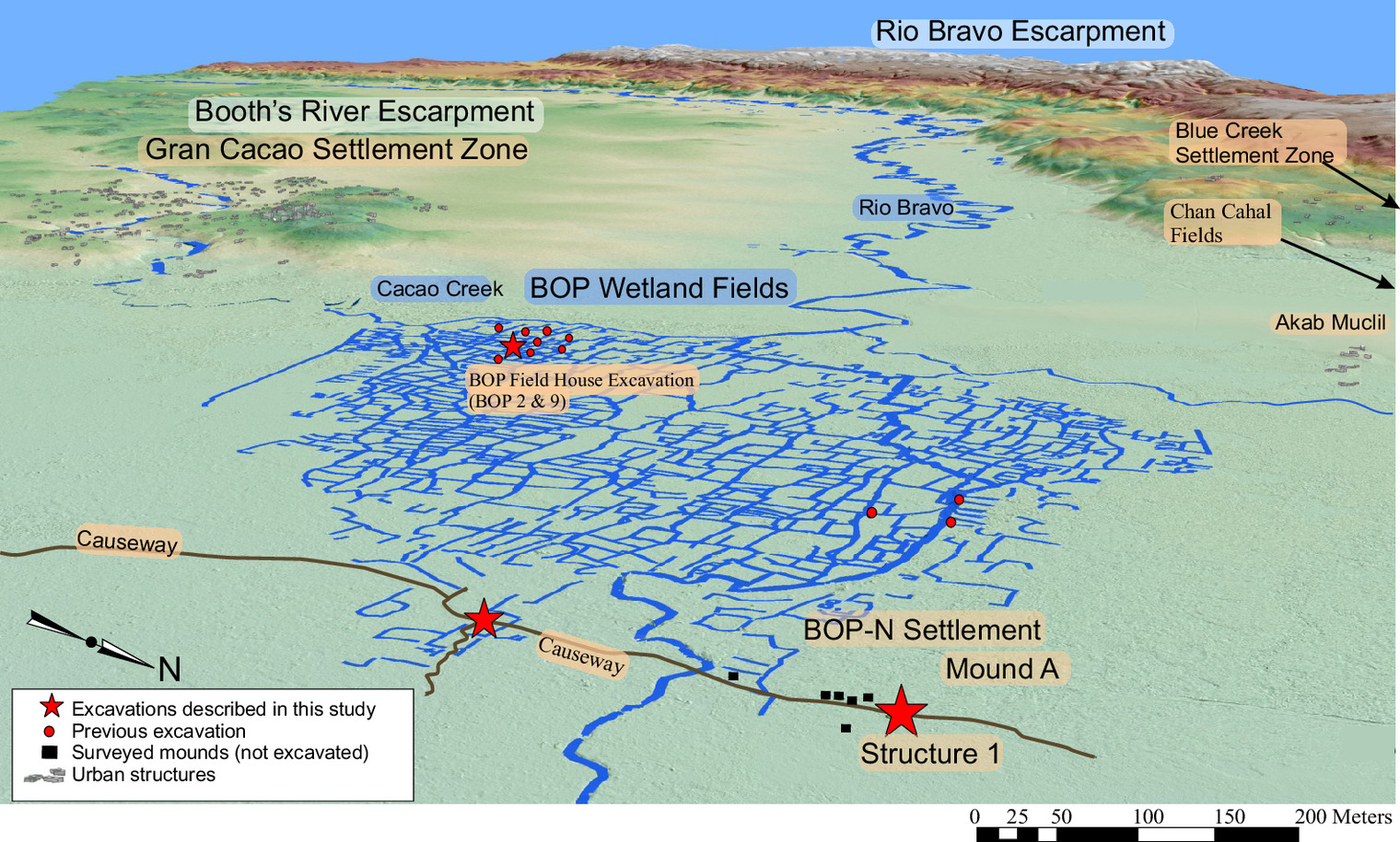 Novootkriveno majansko naselje u vlažnom području pokazuje adaptaciju na promene klime