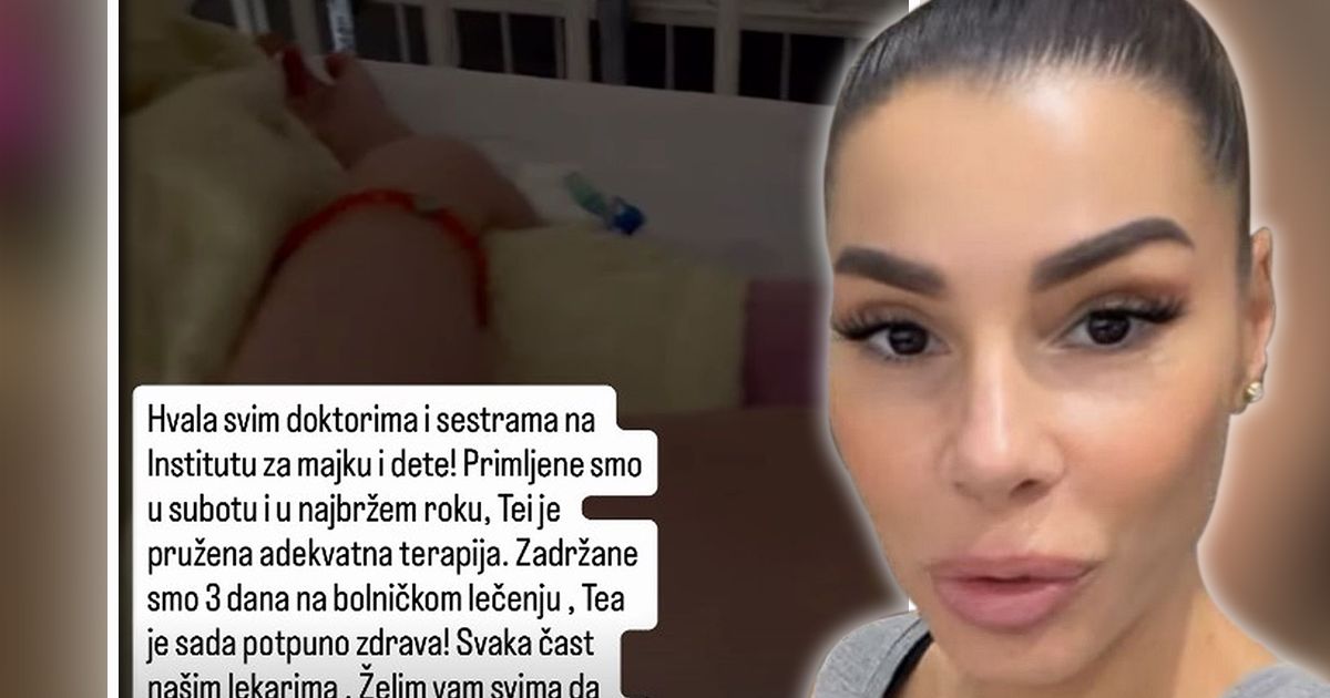 We were hospitalized for 3 days" Mia reveals she and her daughter are at the Institute: "Thanks to all the doctors..."