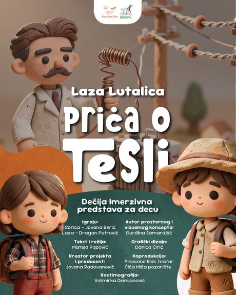 Predstava „Laza lutalica – Priča o Tesli“