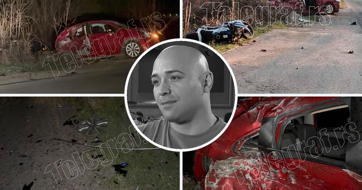 DISTURBING FOOTAGE from the scene of the accident in which Darko Lazić's brother died: Motorcycle parts all over the road