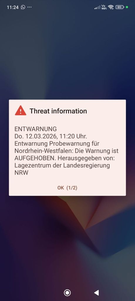 Upozorenje u Nemačkoj