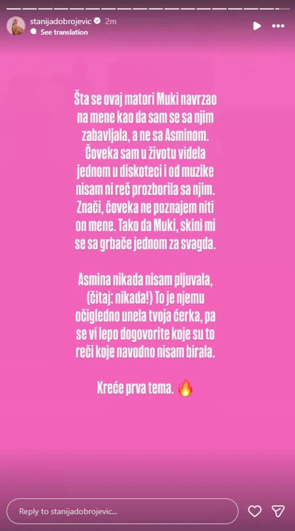 "Koliko god da mislim da mogu izdržati..." Mustafa Durdžić odgovorio na prozivke Stanije Dobrojević: "Ne ide!"