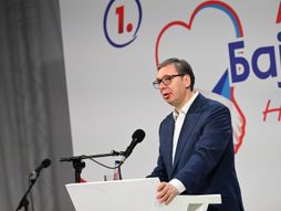 Bajina bašta miting, Aleksandar Vučić