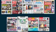 NASLOVNE STRANE SUTRAŠNJIH NOVINA: Prelistavanje štampe za ponedeljak, 16. mart 2026. godine