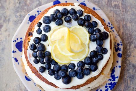 limun, borovnice, torta