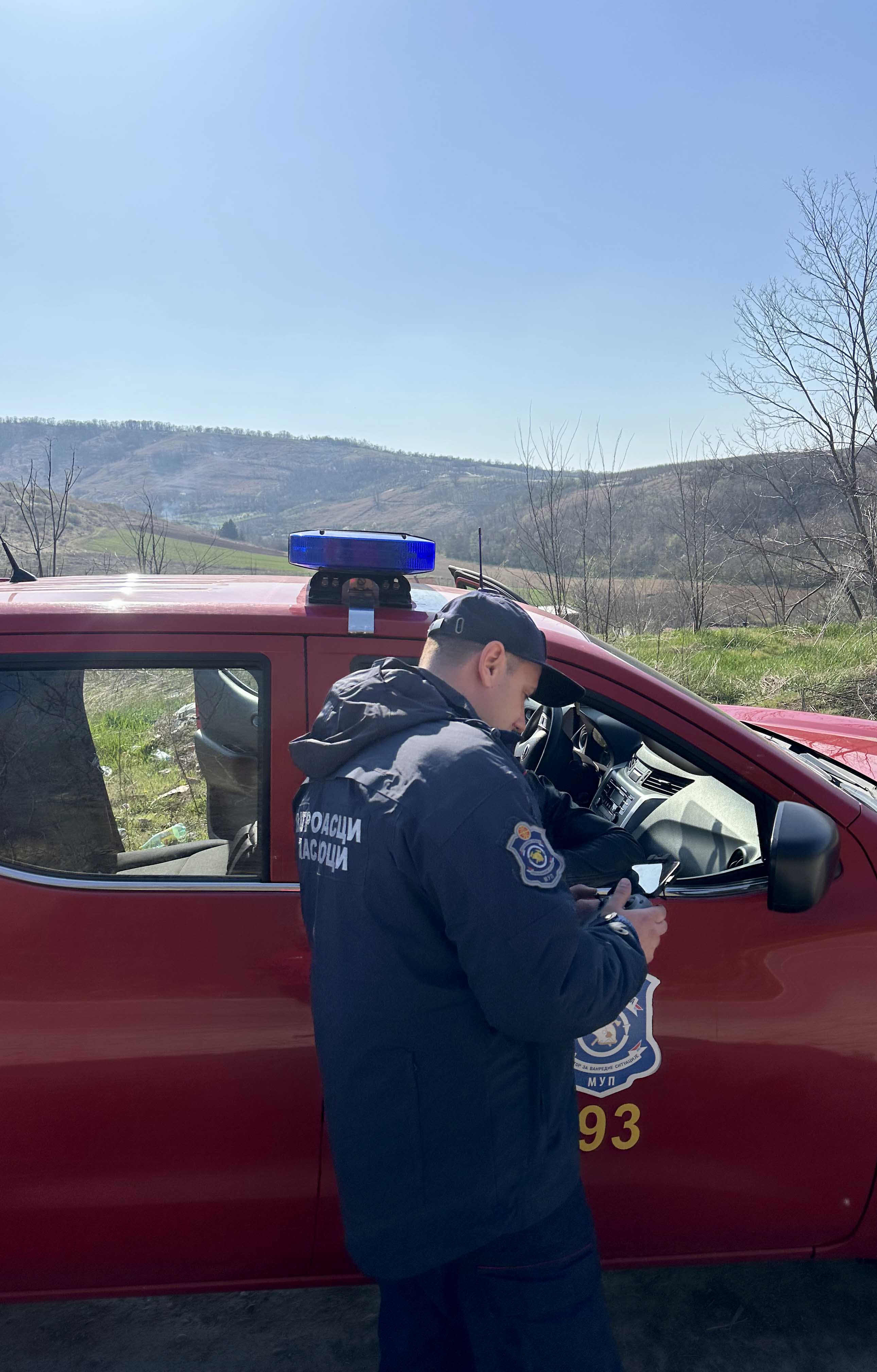 Požar kod Kruševca: Vatrogasci odmah dojurili na lice mesta