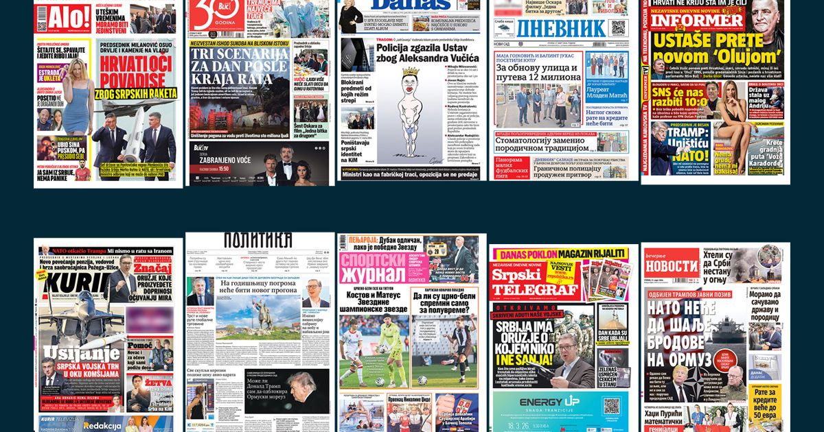 HEADLINES OF TODAY'S NEWSPAPERS: Flipping through the press for Tuesday, March 17, 2026