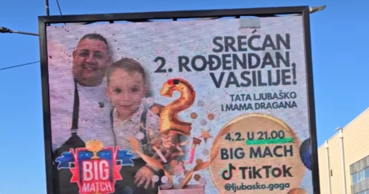 От билборда, который восхитил Сербию, до УЖАСНОГО АДА! То, что случилось с папой Любашко, шокирует