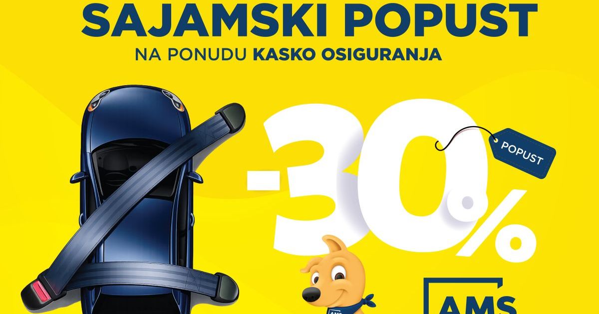 AMS Osiguranje: Spend the weekend at the Belgrade Car Show and get a 30% discount on comprehensive insurance offers