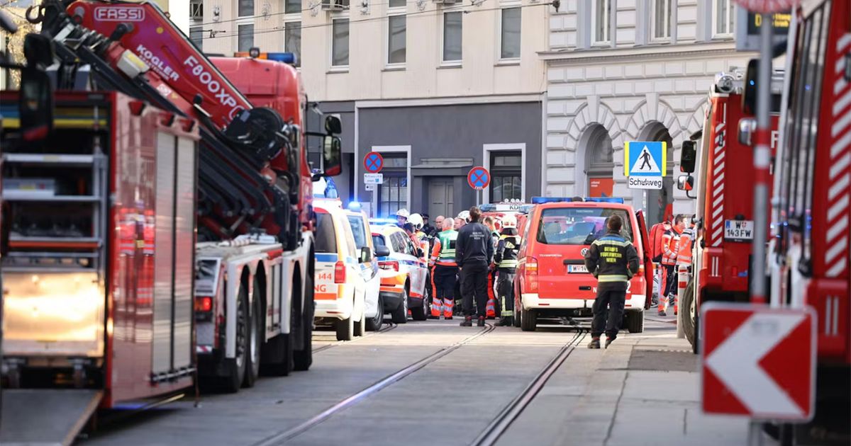 Vienna in shock after death of four construction workers: First photos and videos from the scene of the tragedy